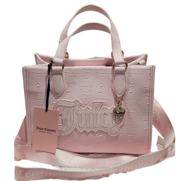 Juicy Couture Upgrade U Mini Tote Powder Blush Bag New with tags $99 - Picture 1 of 7